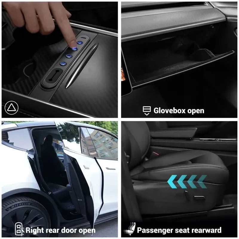 Smart Center Control Physical Buttons for Tesla Model 3/Y