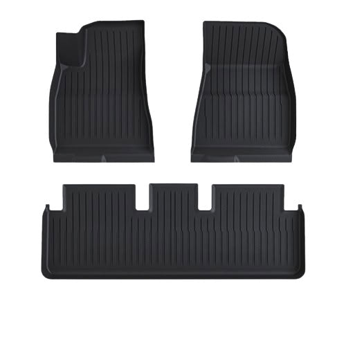 TPE+Menes Double Layer Floor Mats for Tesla Model 3/Y Model 3 Highland Left-Hand Drive Floor Mats（3 Pcs）