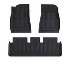 TPE+Menes Double Layer Floor Mats for Tesla Model 3/Y Model 3 Highland Left-Hand Drive Floor Mats（3 Pcs）