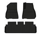 TPE+Menes Double Layer Floor Mats for Tesla Model 3/Y Model 3 Highland Right-Hand Drive Floor Mats（3 Pcs）