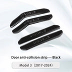 Tesla Model 3/Y Door Anti-Collision Strip Model 3 (2017-2024+) Black Car Door