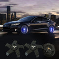 Tesla Model 3 Floating Cap (4pcs) White 19 inch