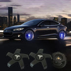 Tesla Model 3 Floating Cap (4pcs) White 19 inch