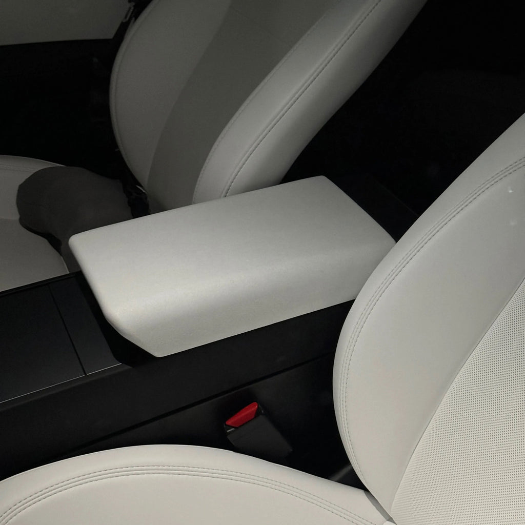 Tesla Model Y Juniper / 3 Highland Suede Armrest Cover & Interior Trim Kit (5-Piece)