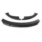 Sport Style Front Bumper Lip Kit for Tesla Model 3 Highland Matte Carbon Fiber Pattern