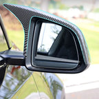 Tesla Model 3 Mirror Cover in the Shape of a Bullhorn
