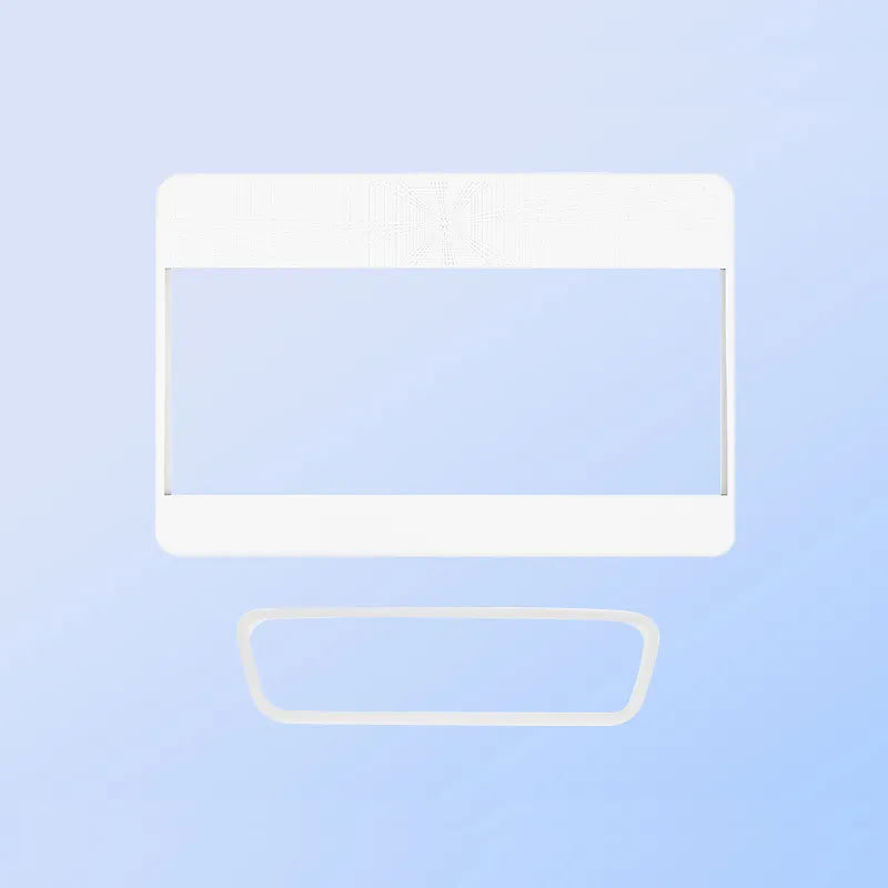 Tesla Model Y/3 Screen Protector Silicone Case White Screen+ Rearview Mirror