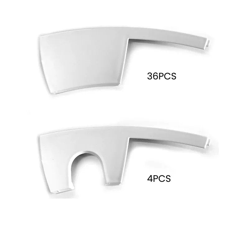 Tesla Model Y 20-Inch Wheel Rim Protector (2020-2024) – UV & Debris Protection White