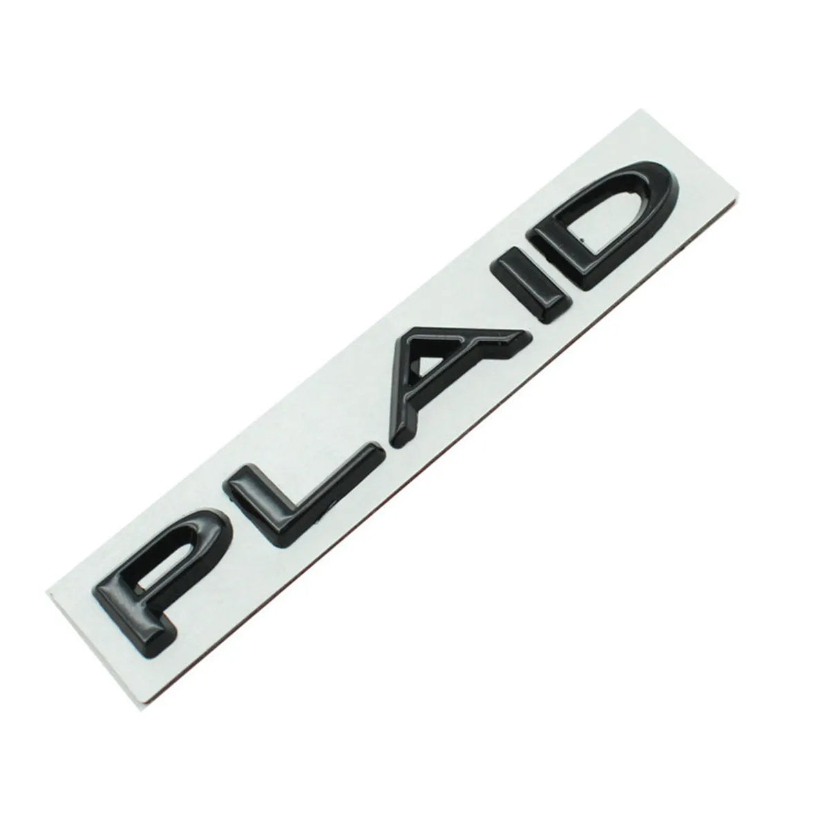 Tesla Plaid Emblem (Various Colors) Glossy