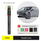 Tesla Touch Up Paint | Easy Paint Repair Kit for Tesla Model 3/Y/X/S Stealth Grey (PN01)