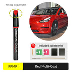 Tesla Touch Up Paint | Easy Paint Repair Kit for Tesla Model 3/Y/X/S Red Multi-Coat (PPMR)