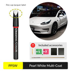 Tesla Touch Up Paint | Easy Paint Repair Kit for Tesla Model 3/Y/X/S Pearl White Multi-Coat (PPSW)