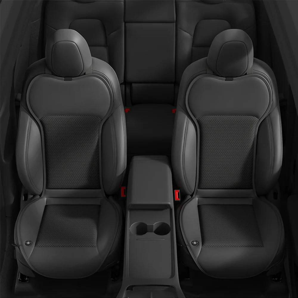 Ventilated Seat Cushion Tesla Model 3 / Y Black 2 Pcs