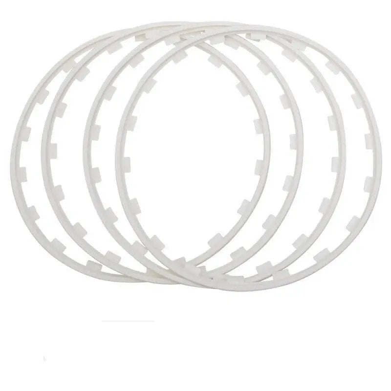 Wheel Rim Protectors for Tesla Model 3/Y (4PCS) – Durable Nylon Fiber White