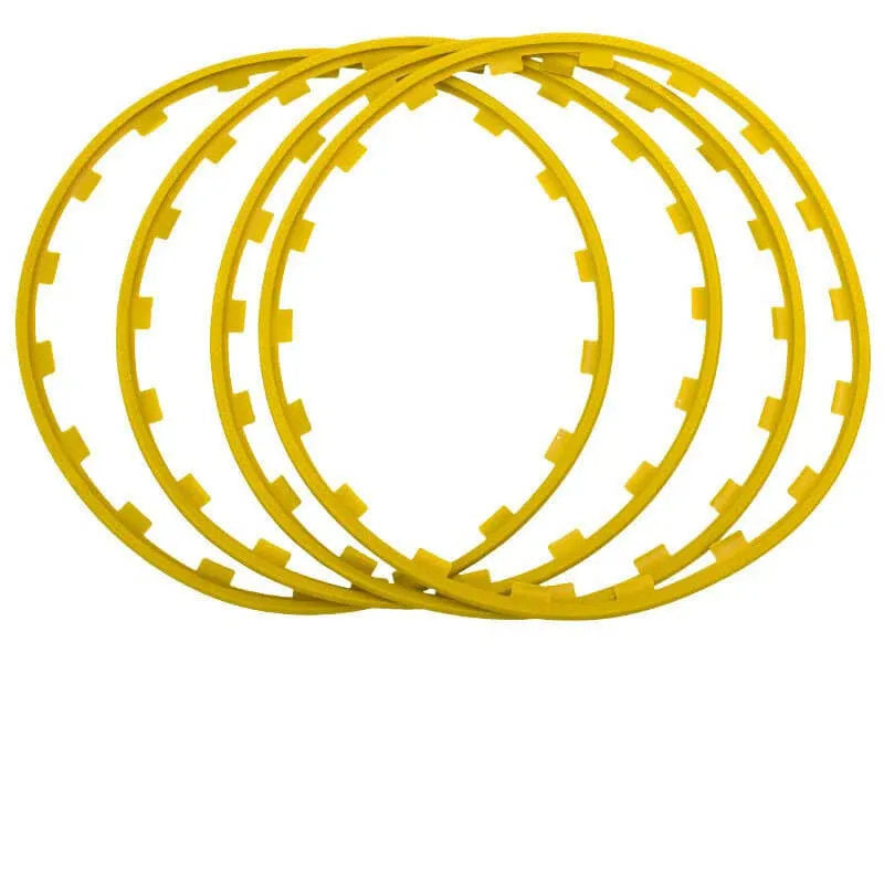 Wheel Rim Protectors for Tesla Model 3/Y (4PCS) – Durable Nylon Fiber Yellow