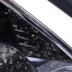 Dry Carbon Fiber A-Pillar Glass Trim for Tesla Model 3/Y Forged Carbon Fiber