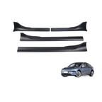 ABS Side Skirts Split Design for Tesla Model Y Juniper Matte Black