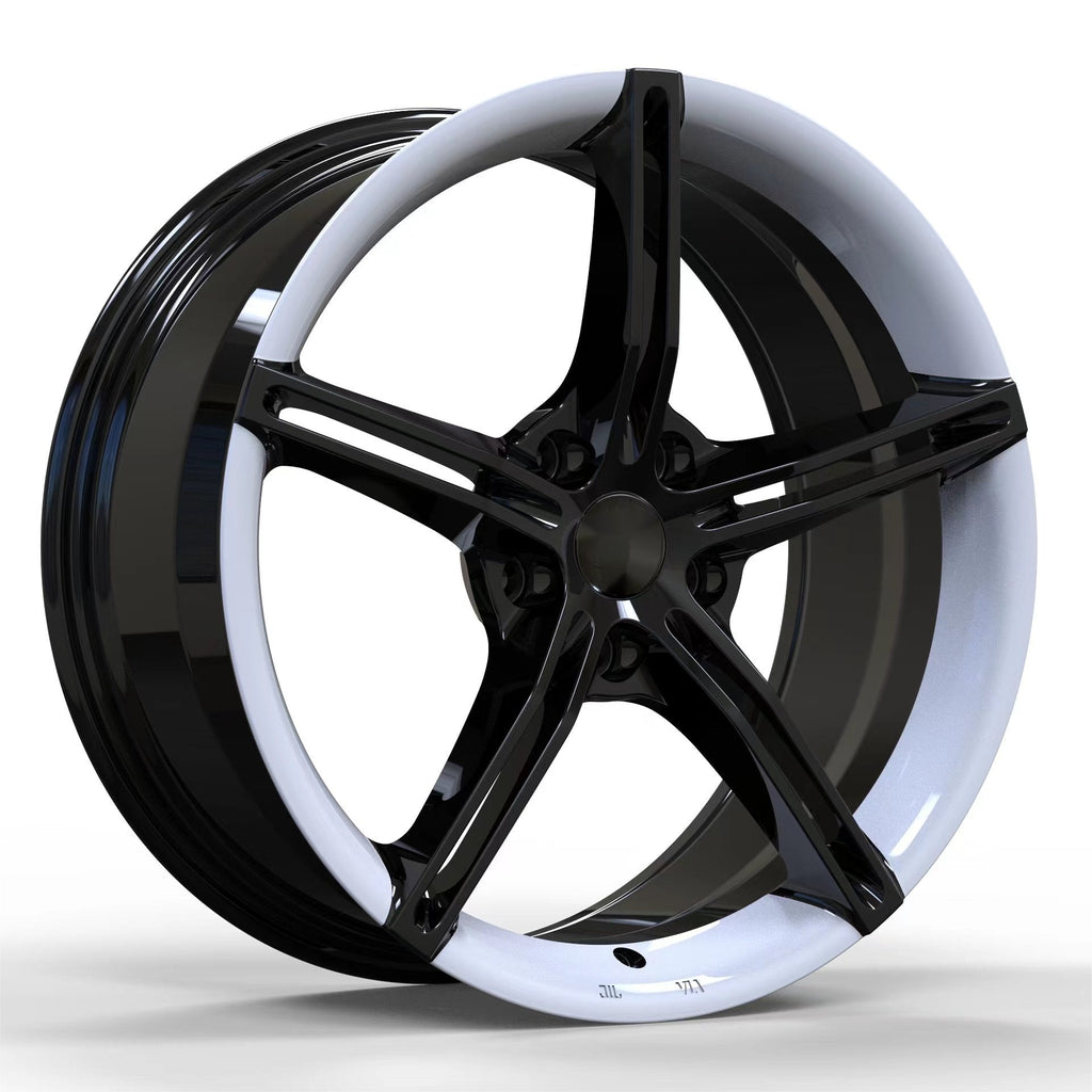 Dual-Patch Color Wheels for Tesla (Custom Colors Available)