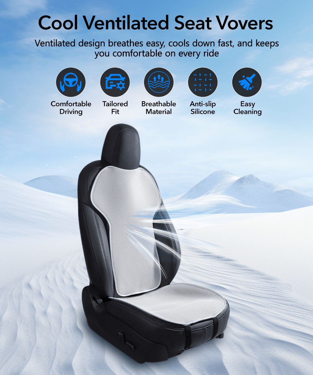 All Season Seat Ventilation Seat Covers for Model 3/Y