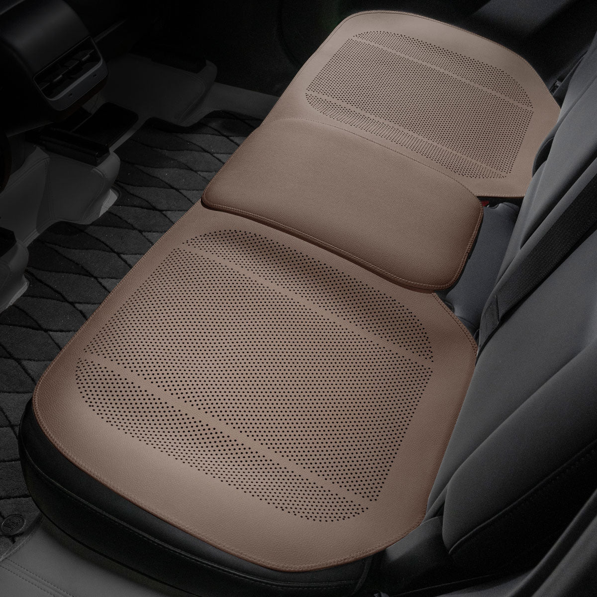All-Wheather Nappa Leather Car Seat Covers for Tesla Model 3/Y
