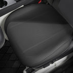 All-Wheather Nappa Leather Car Seat Covers for Tesla Model 3/Y Tesla Model 3 Y Front Row Seat Covers (1 Piece) Noble Black