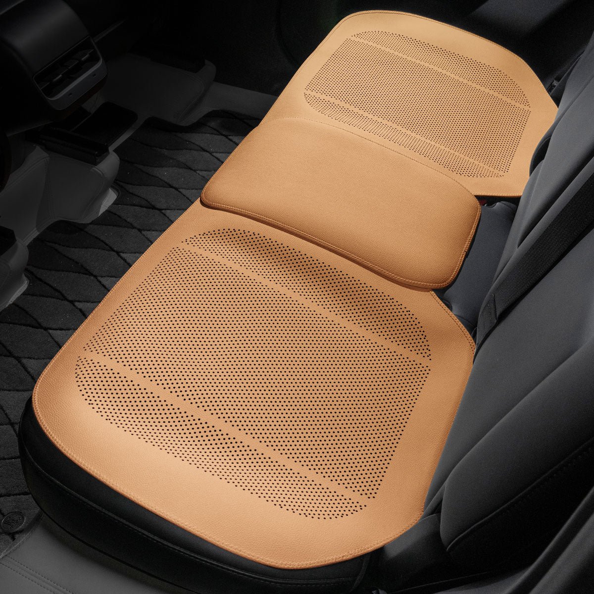 All-Wheather Nappa Leather Car Seat Covers for Tesla Model 3/Y