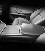 Armrest Box Dry Carbon Fiber Overlay for Tesla Model S/X 2021+ Matte