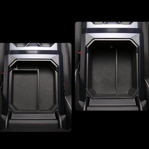Armrest Storage Box Double Layer for Tesla Cybertruck