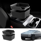 Armrest Storage Box Double Layer for Tesla Cybertruck