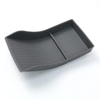Armrest storage box（TPE）for Tesla Model 3/Y Armrest Lower Storage Box - Grey