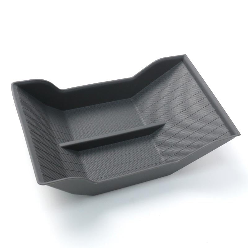 Armrest storage box（TPE）for Tesla Model 3/Y Lower Center Storage Box - Grey