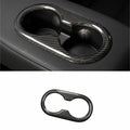 Carbon Fiber Backseat Cup Holder for Tesla Model 3/Y Glossy Carbon fiber