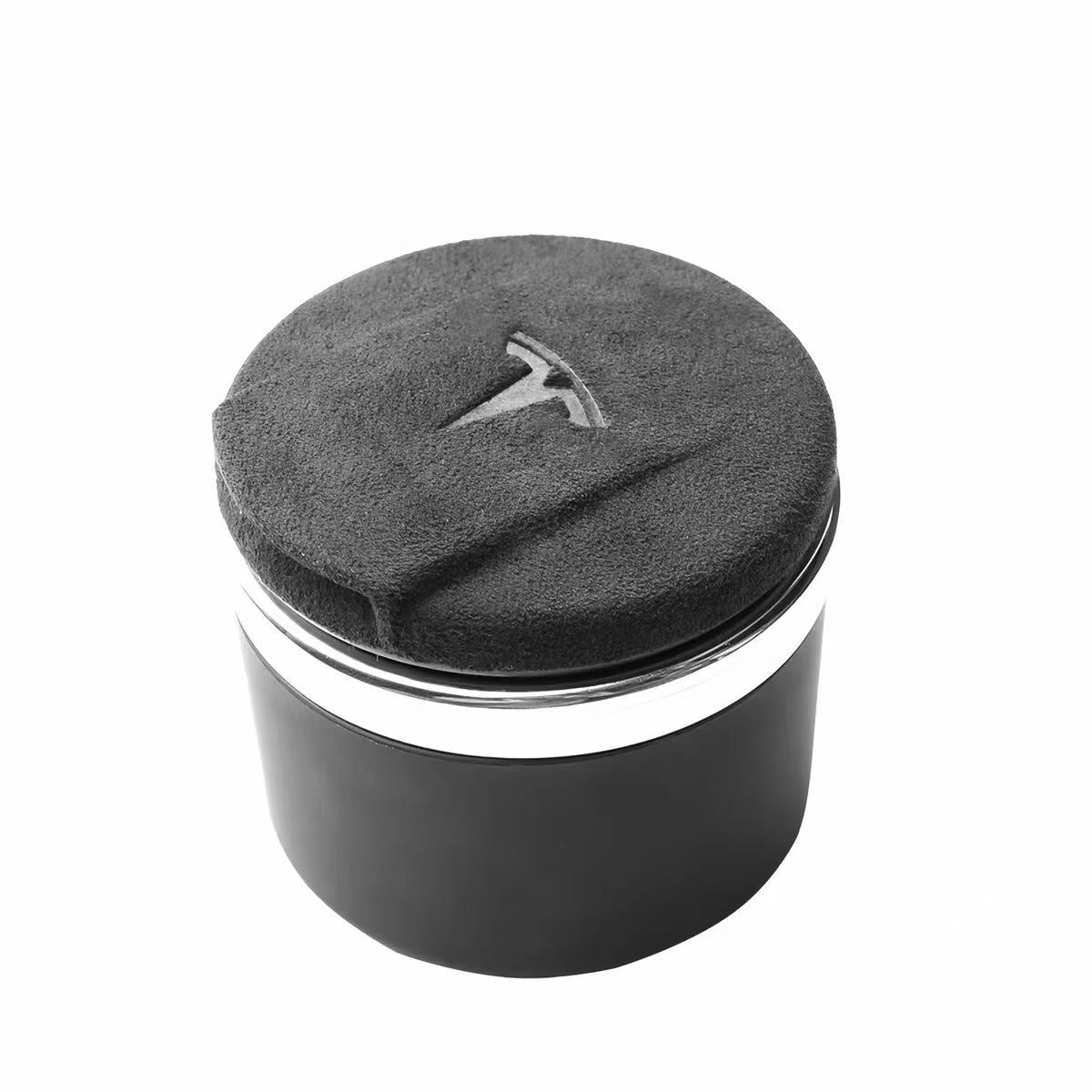 Cup Holder Suede Ashtray for All Tesla