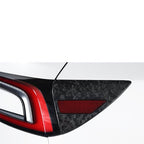 Carbon Fiber Charging Port Protective Cover for Tesla Model 3 Highland / Model Y Juniper Forged