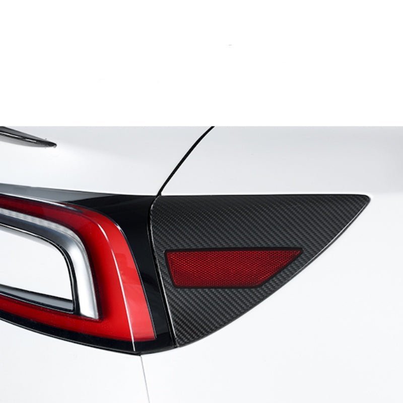 Carbon Fiber Charging Port Protective Cover for Tesla Model 3 Highland / Model Y Juniper Glossy