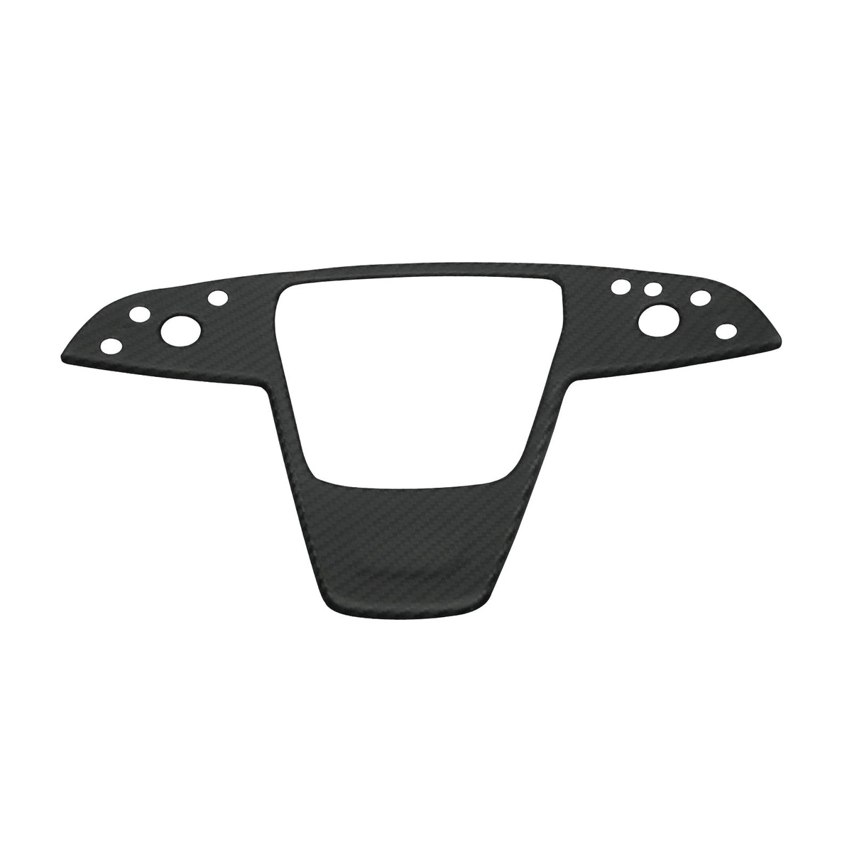 Carbon Fiber Steering Wheel Trim Panel Cover for Model S/X 2021+