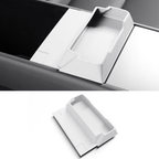 Center Console Glasses Tray for Tesla Model Y Juniper & Model 3 Highland White