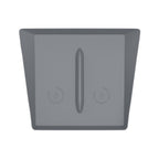 Center Console Wireless Charging Pad with Side Pockets For Tesla Model 3 Highland & Model Y Juniper Grey