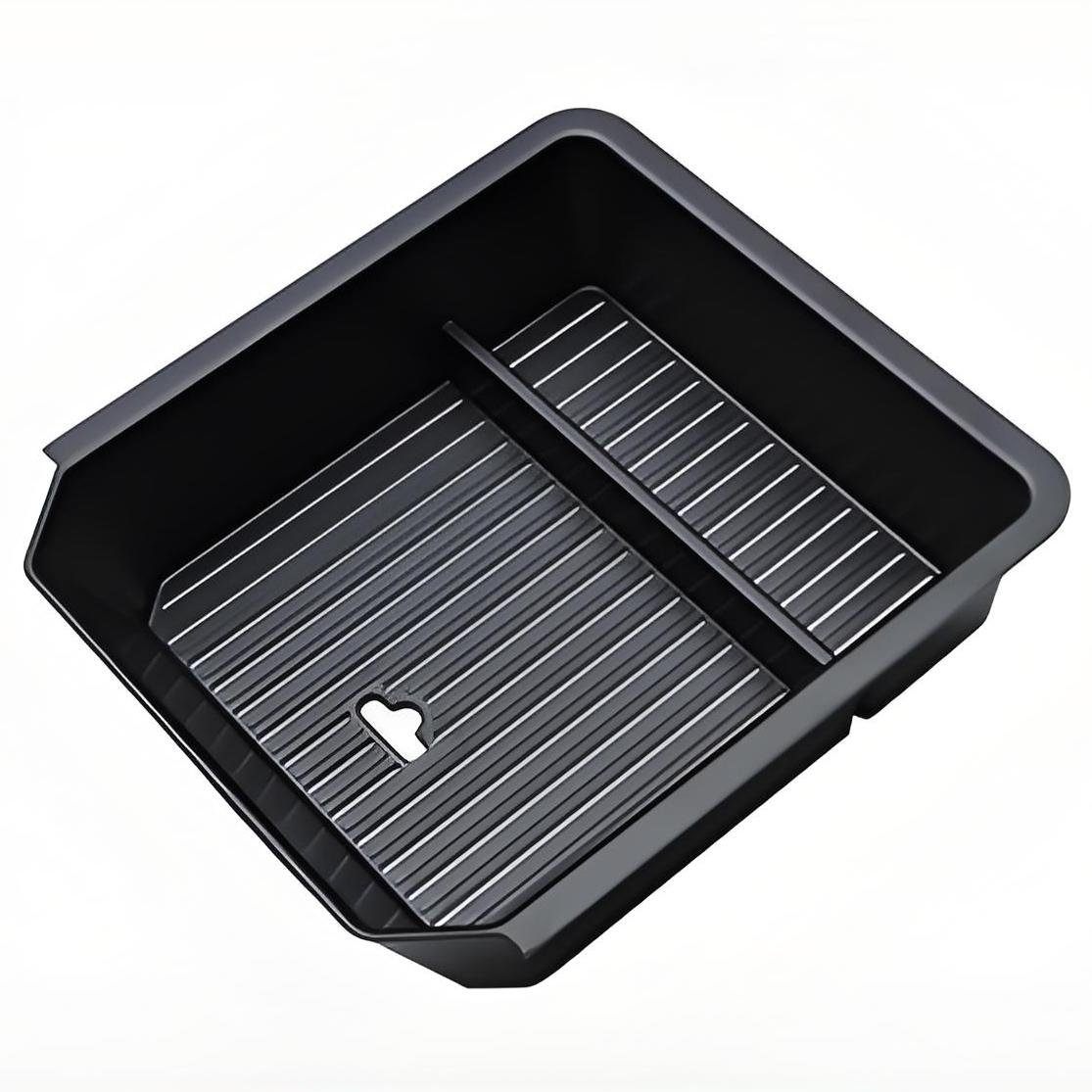 Central Console Armrest Storage Box for Model 3 Highland & New Model Y Lower Center Console Storage Box Black