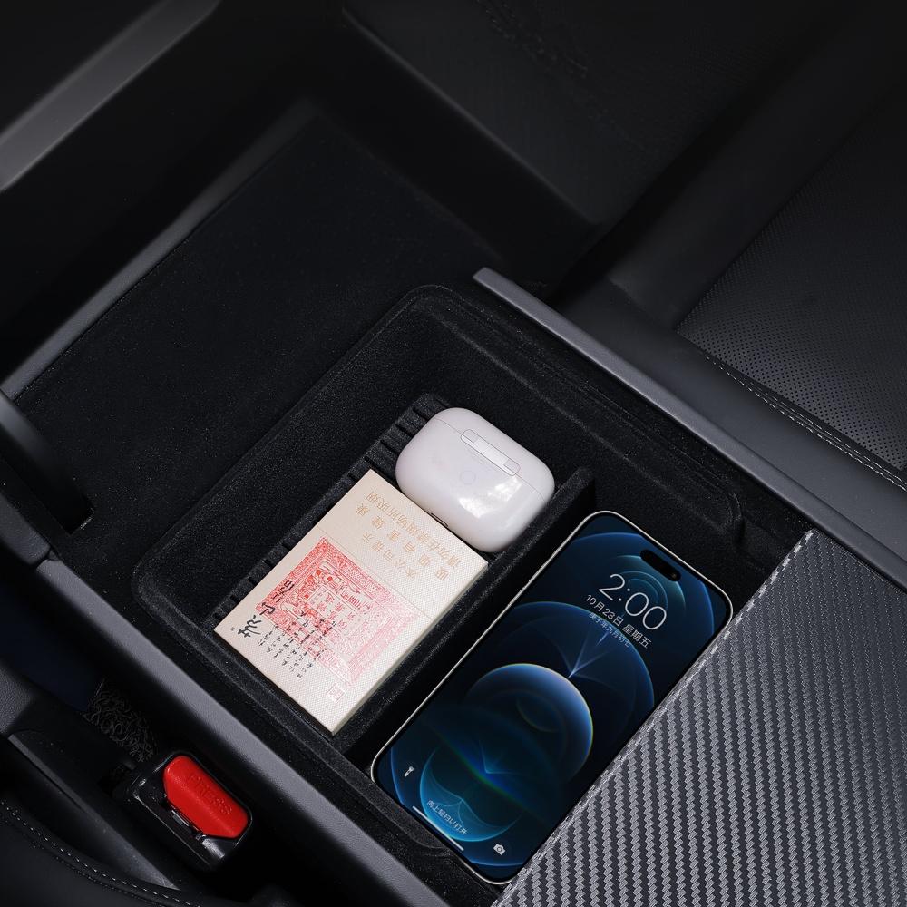 Central Console Armrest Storage Box for Model 3 Highland & New Model Y