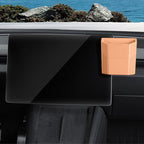 Central Screen/Seat/Dash Trash Can for Tesla Model 3 2023.11+ / Y 2025.03+ For Model 3 (2024-ON) & Model Y (2025.3-ON) Center Console Screen Maroon