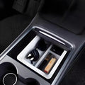 Central Storage Box for Tesla Model 3/Y White【Model 3 2017-2023& Model Y 2020-2024】