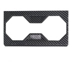 Center Console Cup Holder Frame for Tesla Cybertruck Glossy Carbon Fiber