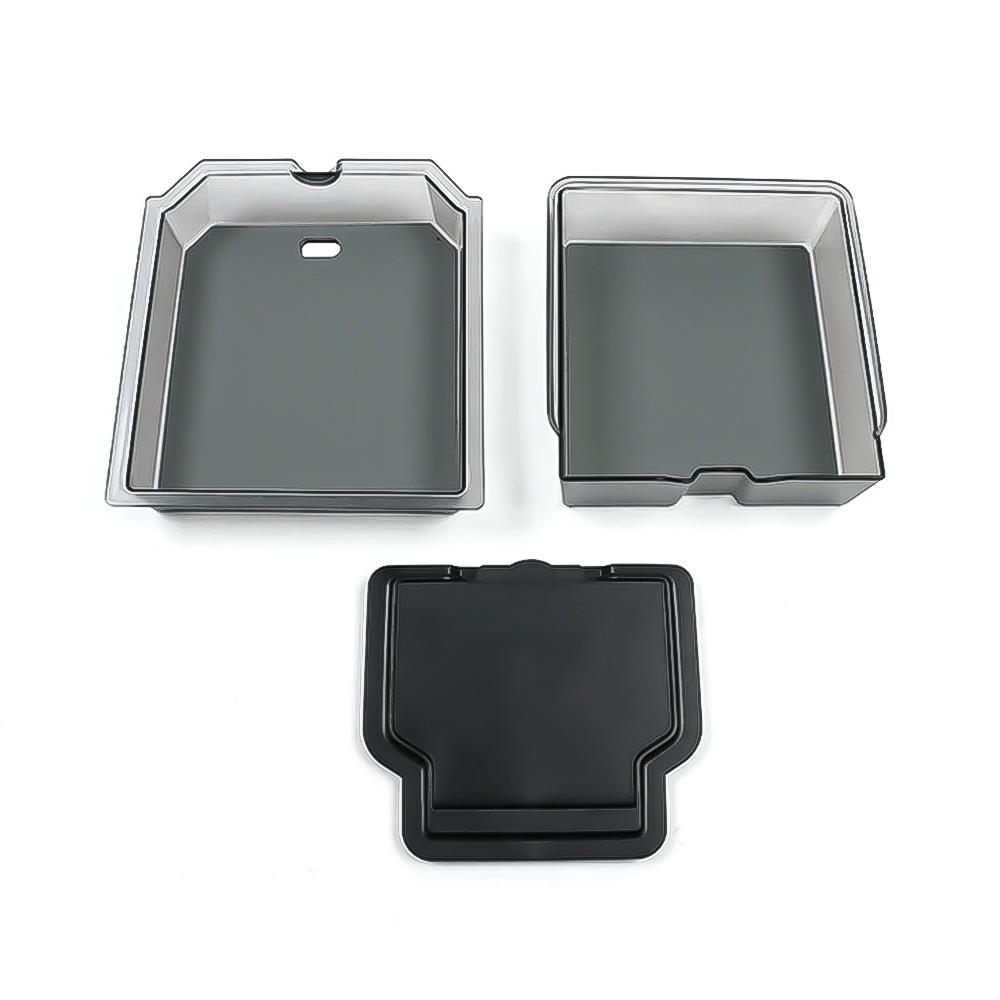 Console & Armrest Triple Storage Pack for Model Y Juniper & Model 3 Highland