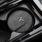 Cup Holder Suede Ashtray for All Tesla
