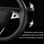 Breathable Snap-On Steering Wheel Cover for Tesla Model 3/Y