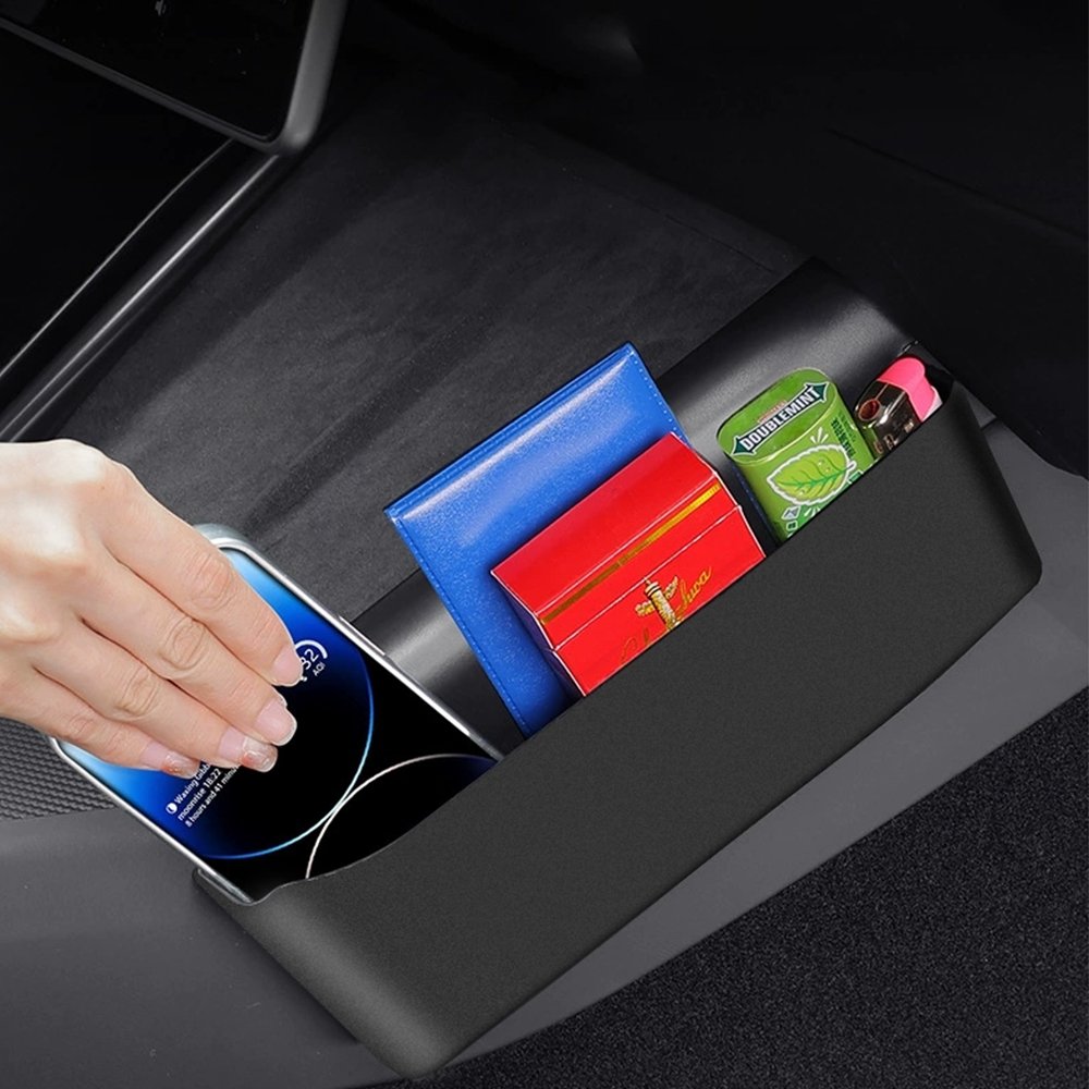 Driver Side Dash Panel Storage Box for Tesla Model Y/3 2021-2023 Model 3 & 2020-2024 Model Y Center Console Side Storage Box Right Hand Driver (RHD)