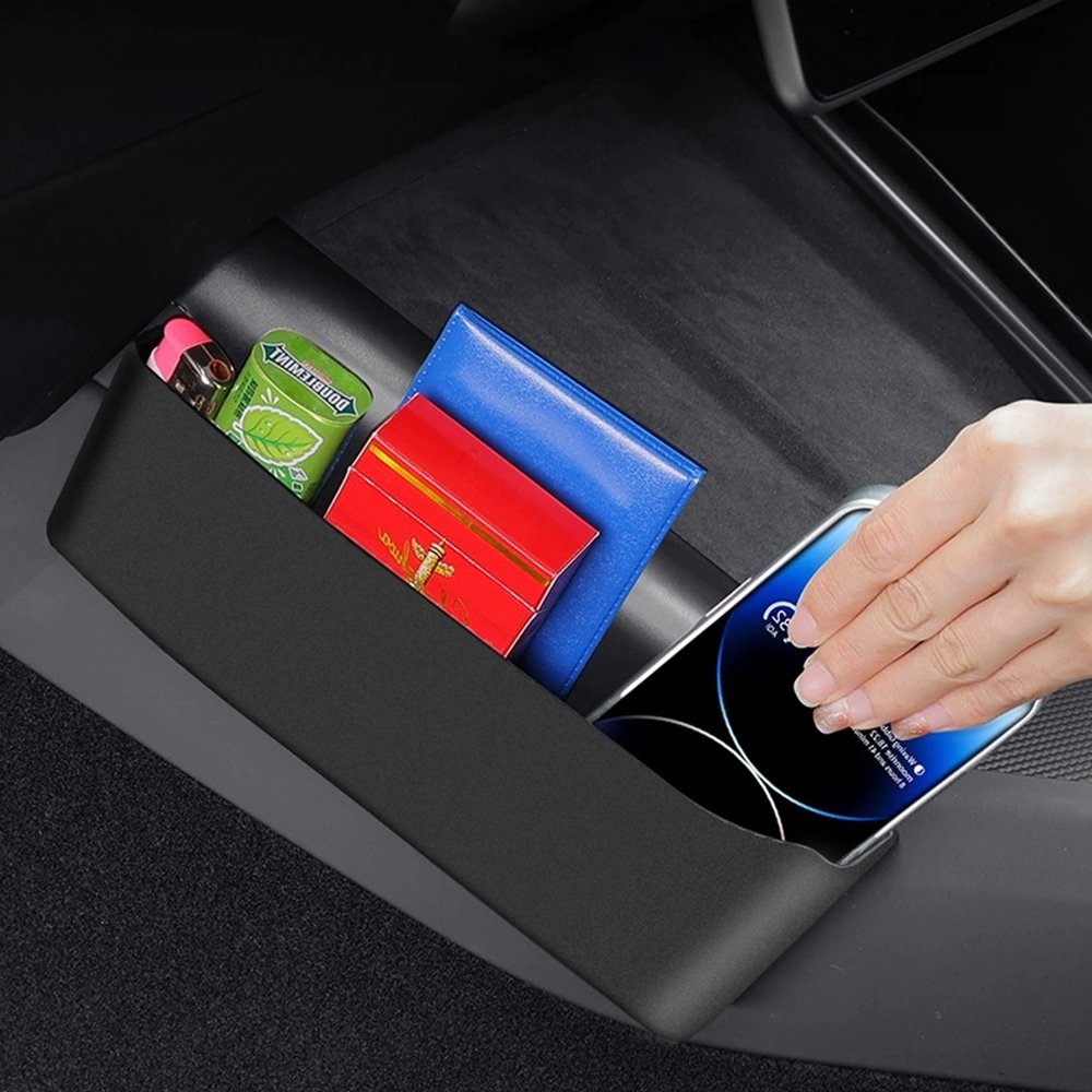 Driver Side Dash Panel Storage Box for Tesla Model Y/3 2021-2023 Model 3 & 2020-2024 Model Y Center Console Side Storage Box Left Hand Driver (LHD)