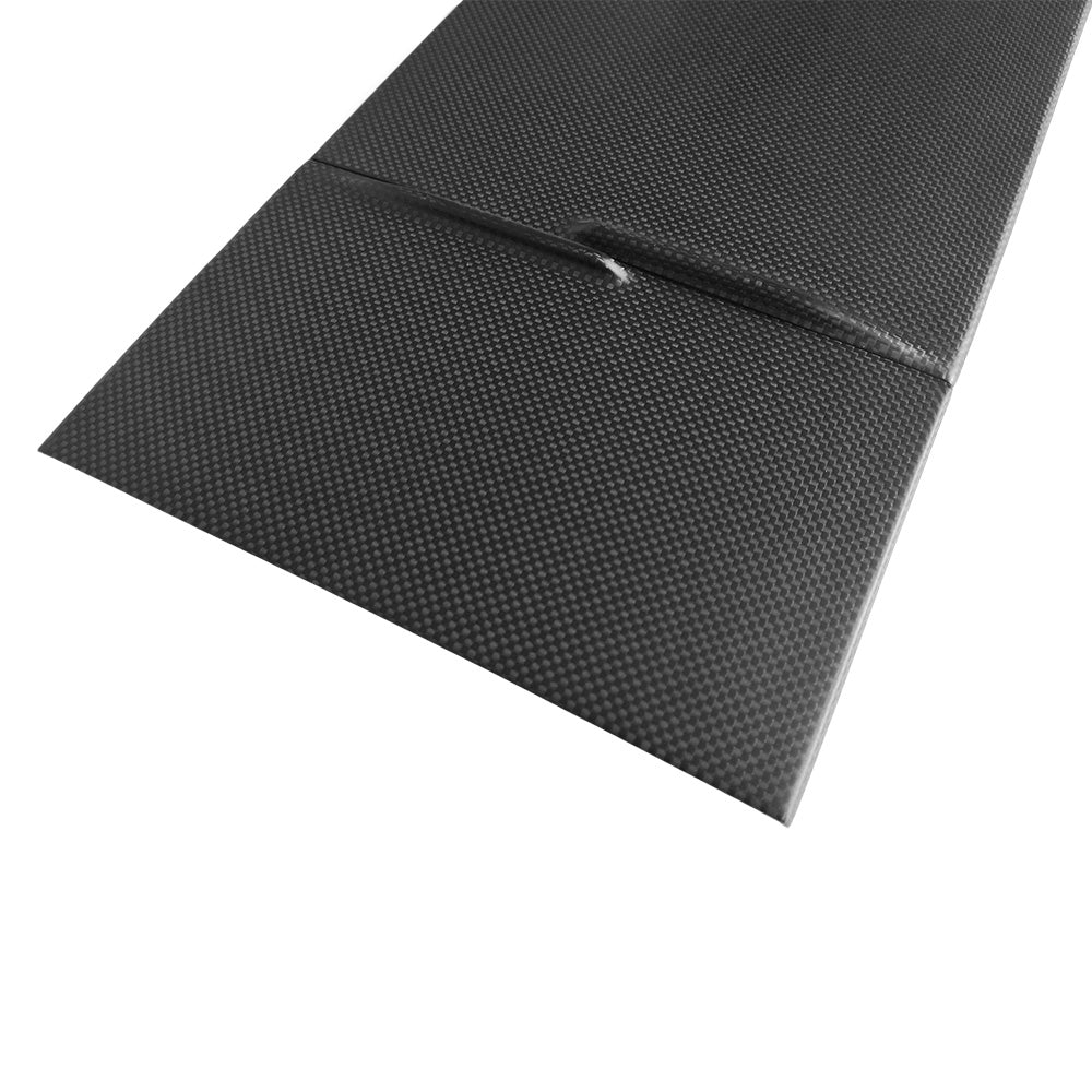 Dry Carbon Fiber Center Console Cover For Tesla Model Y Juniper / Model 3 Highland