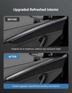 Dry Carbon Fiber Door Trim Cover for Tesla Model Y Juniper